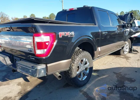 2021 Ford F-150 King Ranch из США, поврежденный, VIN 1FTFW1E83MFA06942